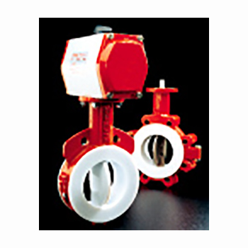 S22/S23高性能襯膠中線支耳式氣動(dòng)蝶閥