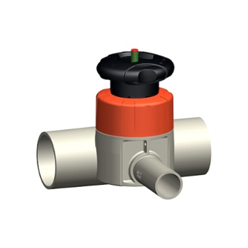 +GF+ 手動(dòng)隔膜閥  519型 隔膜閥 帶公制對(duì)焊端