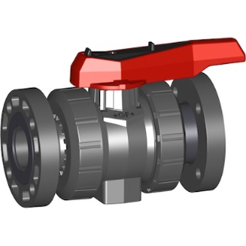 +GF+ 手動(dòng)球閥 546型  PVC-U 帶底部固定螺帽 日標(biāo)