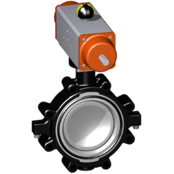 +GF+ 242型 凸耳式 蝶閥  不帶手動手柄、GF蝶閥 氣動蝶閥