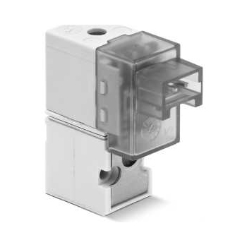 KN 系列直動(dòng)式微型電磁閥 二位三通電磁閥（NC，90° 方向插座）