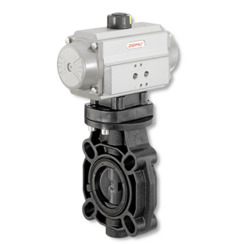 德國蓋米 gemu閥門451直通式手動塑料蝶閥