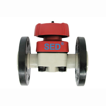 德國SED 885型手動(dòng)法蘭塑料隔膜閥