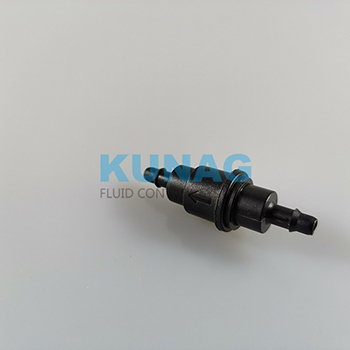 黑色單向閥 塑料單向閥 止回閥 截止閥 KUNAG