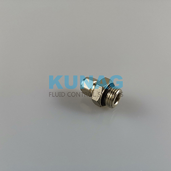 兩通接頭外螺紋G1-8轉(zhuǎn)插管Φ4X2 KUNAG