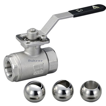 進口二片式球閥 Buhrer 美國布雷爾