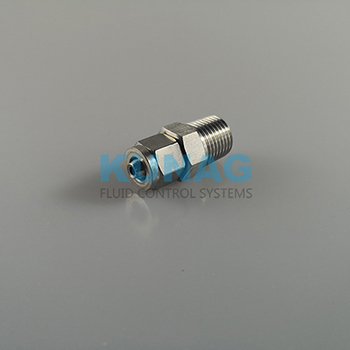 不銹鋼外螺紋G1/4轉(zhuǎn)插管Φ6X4 金屬接頭 KUNAG