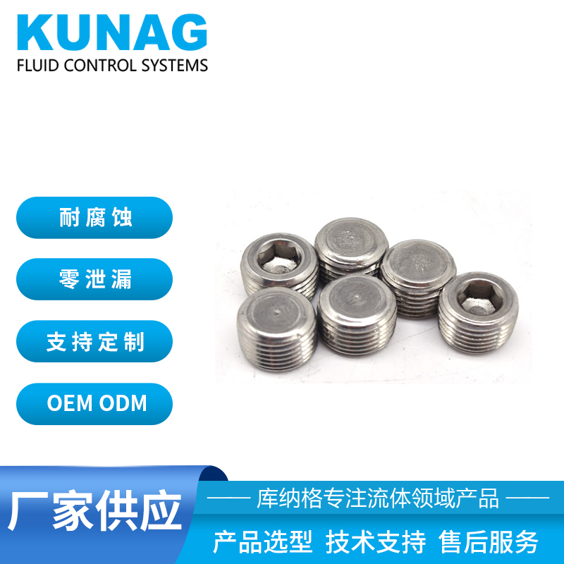 304不銹鋼P(yáng)T內(nèi)六角堵頭 ZG R RC NPT 油塞、喉塞、螺塞悶頭