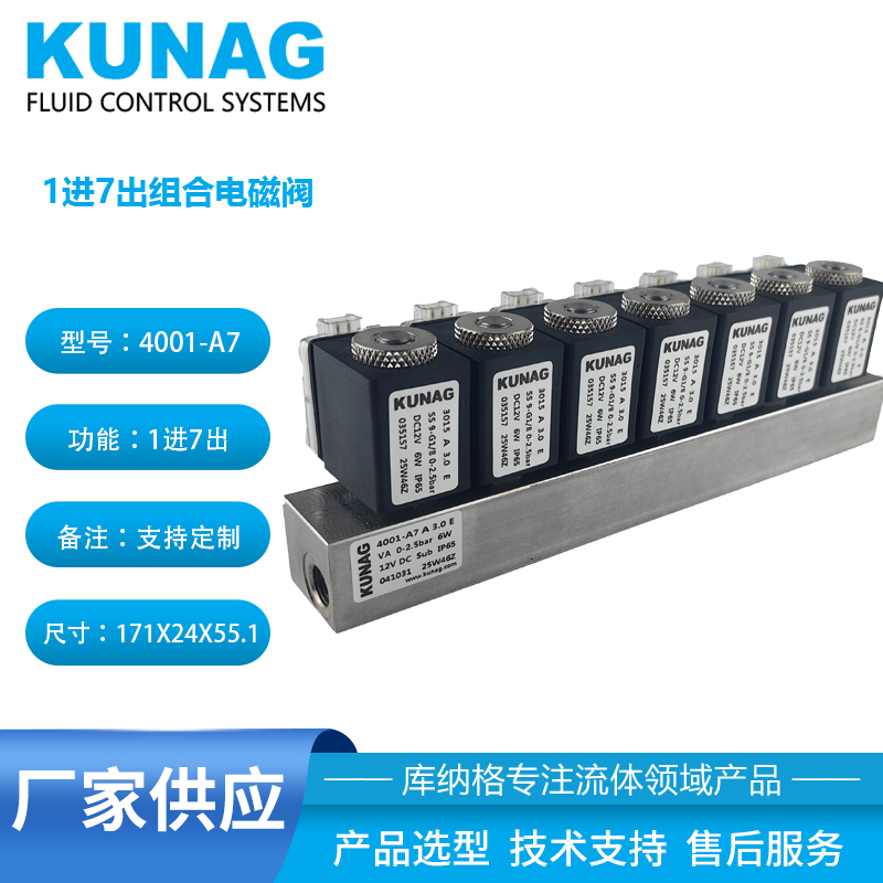 1進(jìn)7出組合集成電磁閥 | 高強(qiáng)度不銹鋼大流量多路控制解決方案